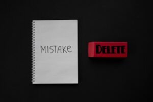 important steps and common errors correction