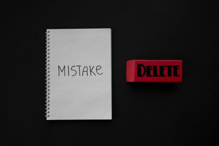 important steps and common errors correction